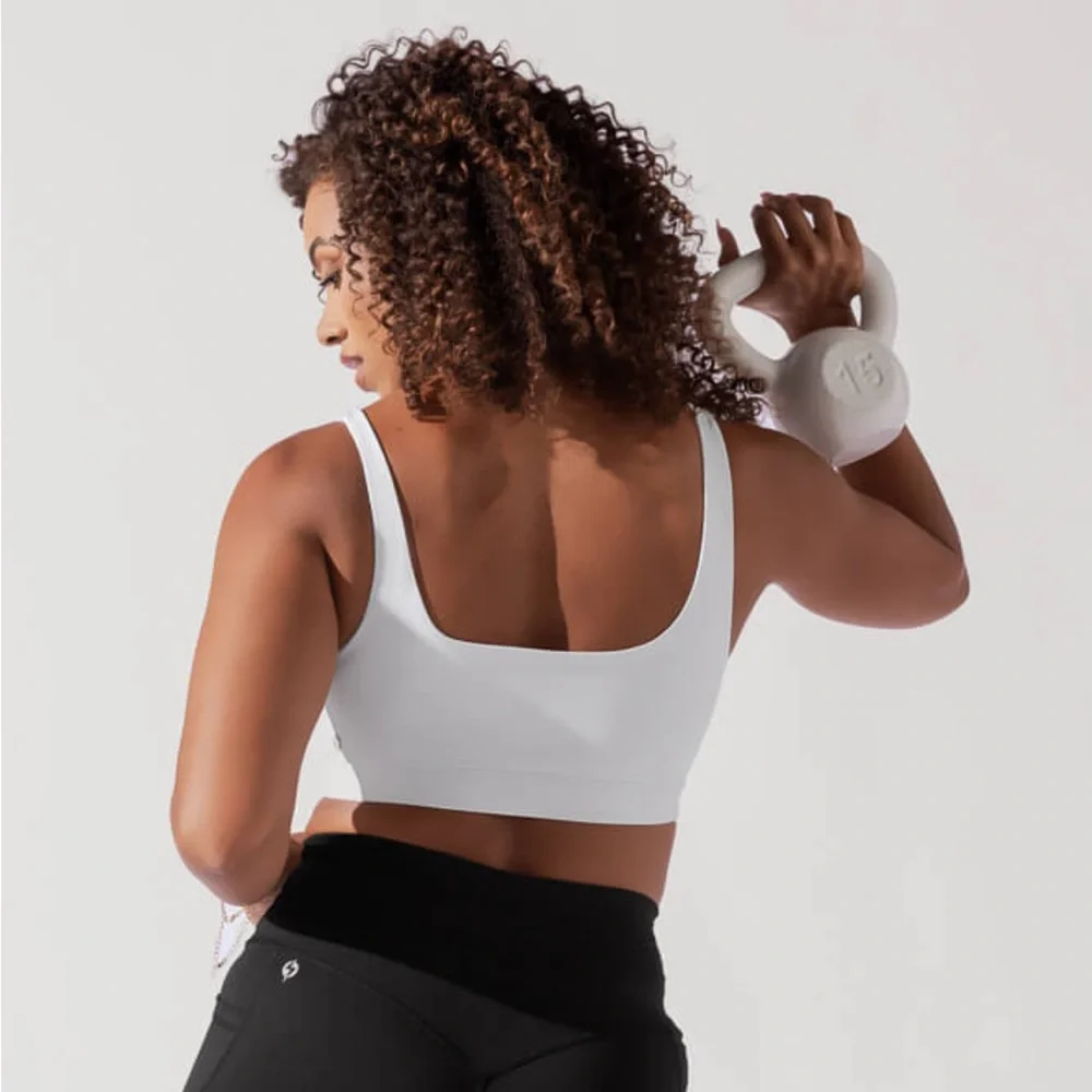 POPFLEX Tone Bra in White XS/S - Picture 4 of 12